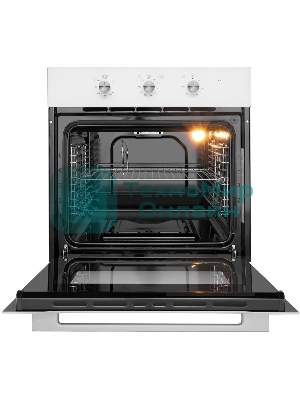 Шкаф духовой газовый с электрическим грилем Maunfeld MOGS703W, встраиваемый