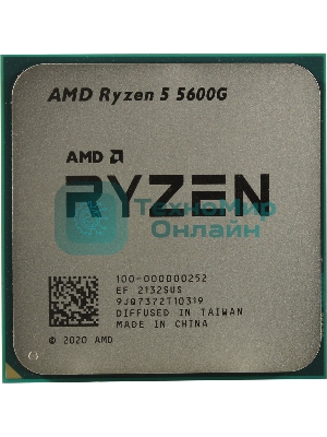 Процессор AMD Ryzen 5 5600G Soc-AM4 3.9GHz (4.4GHz-turbo) OEM