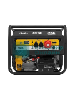 Электрогенератор бензиновый Denzel PS 80 E-3, 6.5 кВт, 85 дБ, 87 кг