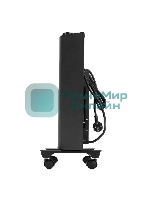 Конвектор электрический Denzel XCE-1500B черный, 1500 Вт, 20 м2, термостат