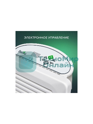 Конвектор электрический Ballu Enzo BEC/EZER-1000 белый, 1000 Вт, 15 м2, термостат, дисплей