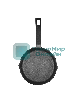 Сковорода-гриль Rondell Trumpf RDA-1341 круглая 20см покрытие: Xylan Plus ручка несъемная (без крышки) черный