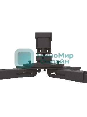 Потолочный комплект для проектора Wize Pro PRXL713A длина штанги 217,7-400,7 см, расстояние между крепежными отверстиями 404 мм,наклон +/-11°,вращение 360°, до 100 кг,черн