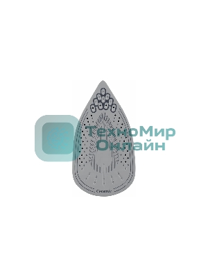 Утюг Delta DL-756 черный с красным, 2200 Вт, 23 г/мин, 125 г/мин, 250 мл