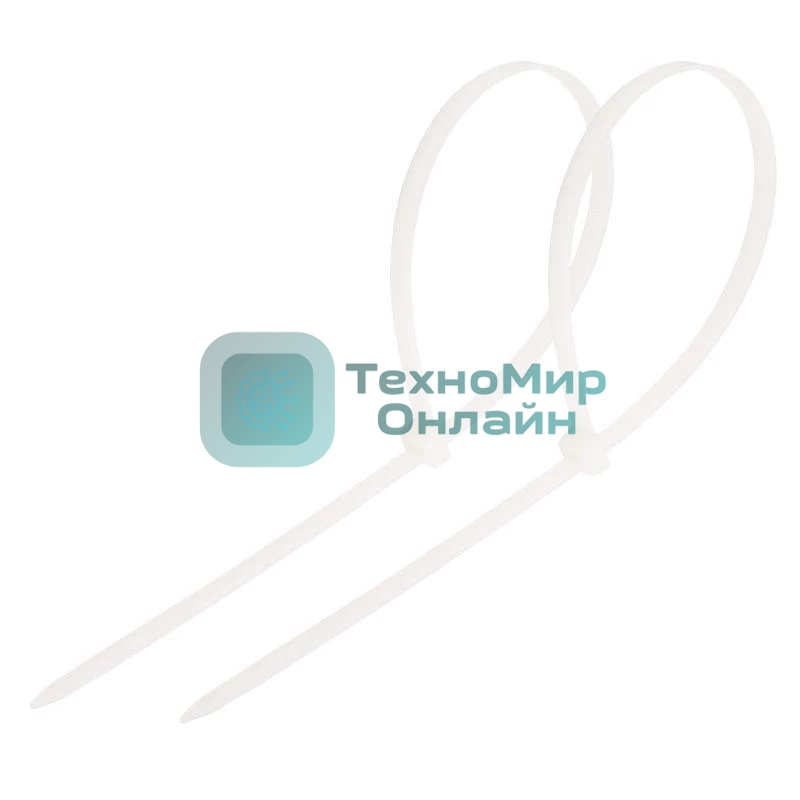 Хомут кабельный Rexant 3.6х250 нейл. белый (уп. 100 шт)