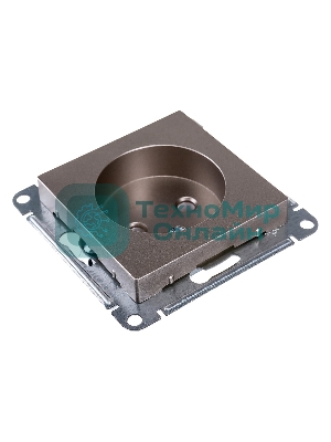 Механизм розетки 1-м СП AtlasDesign без заземл. 16А шампань SchE ATN000541