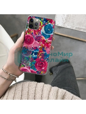 Чехол (клип-кейс) Gresso Air для Apple iPhone 12/12 Pro прозрачный/рисунок gr17aaae9072