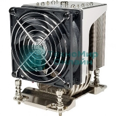 Кулер серверный Ablecom ACL-S40260 серебристый, 92 мм, алюминий/медь, 3800 об/мин, 38 дБ, 4 pin, 350 Вт, 126 мм