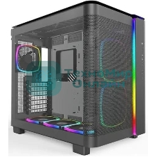 Компьютерный корпус Montech King 95 PRO черный без БП ATX 4x120мм 2x140мм 2xUSB3.0 1xUSB3.1 audio bott PSU