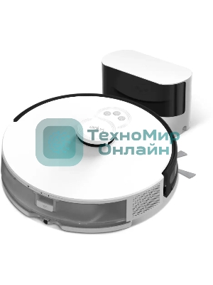 Робот-пылесос TP-Link Tapo RV30 белый/черный, 40 Вт, 5000 мАч Li-Ion, уборка влажная/сухая, пылесборник контейнер 0.4 л
