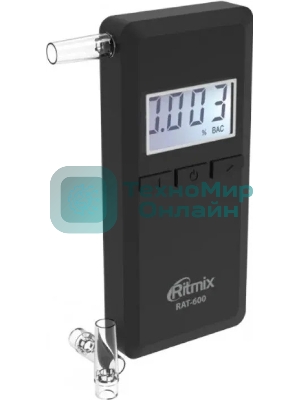 Алкотестер Ritmix RAT-600 черный