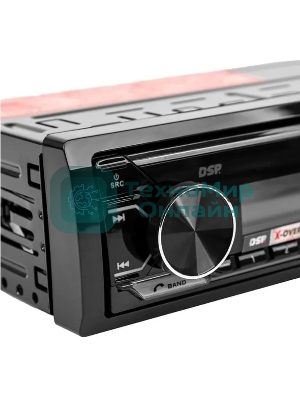 Автомагнитола ACV ADX-907BM, 1 DIN, Bluetooth, USB Type-A, AUX, пульт ДУ