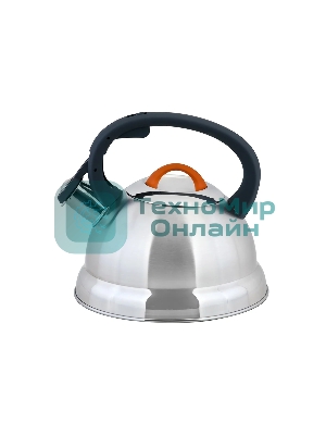 Чайник для плиты LEONORD Freundlich-3001QS из нержавеющей стали со свистком, 2,3л (в уп. 6 шт)