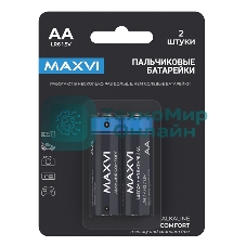 Щелочная батарейка Maxvi MBLR6CF2, COMFORT, AA, alkaline, 2 шт.