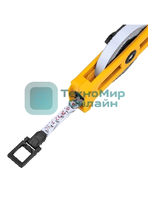 Рулетка геодезическая Denzel 20 м х 13 мм, открытый корпус, металлическая лента