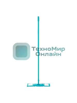 Швабра Home Palisad 120 см с пластик. складной подошвой, насадка из микрофиб, рукоятка телескоп.