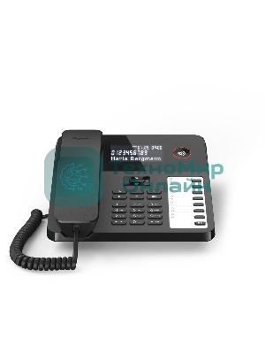 Телефон проводной Gigaset DESK600 черный