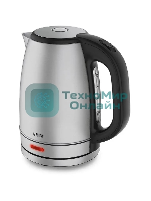 Чайник электрический MYSTERY MEK-1655 1.7 л, 1800 Вт, нержавеющая сталь