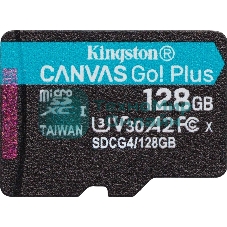 Флеш карта microSDXC 128Gb Kingston SDCG4/128GbSP Canvas Go! Plus w/o adapter