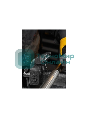 Тиски слесарные Denzel BVH-125, 125 мм, поворотные, стальная направляющая, с наковальней