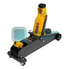 Домкрат гидравлический подкатной Denzel, 2 т, 135-385 мм