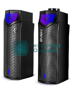 Саундбар мини SVEN SB-G1450, черный (10 Вт, питание USB, Bluetooth, подсветка)