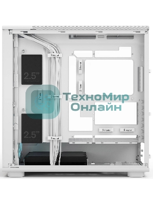 Корпус Fractal Design Epoch XL White TG RGB Clear Tint, Full-Tower, белый, 3 x 140 мм