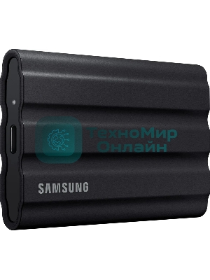 Внешний SSD Samsung T7 Shield, 4TB, USB 3.2 Gen 2 Type-C, R/W 1050/1000, черный