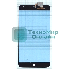 Сенсорное стекло (тачскрин) для Meizu MX4, черное