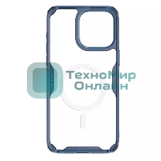 Чехол Nature TPU Pro Magnetic Case, синий, (AP IP15 Pro Max)