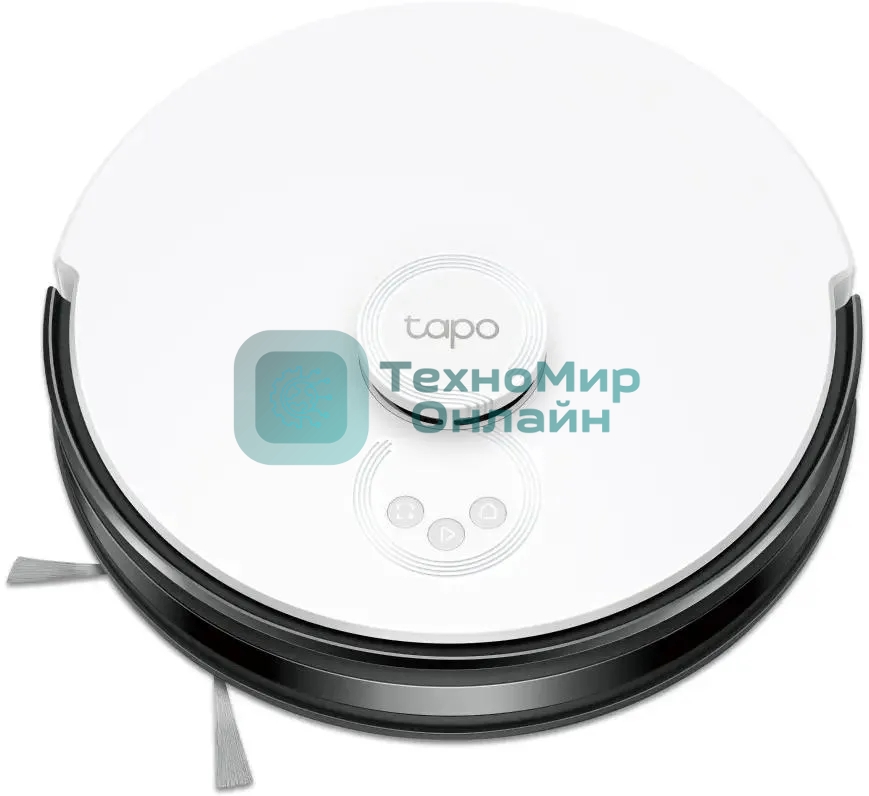 Робот-пылесос TP-Link Tapo RV30 белый/черный, 40 Вт, 5000 мАч Li-Ion, уборка влажная/сухая, пылесборник контейнер 0.4 л