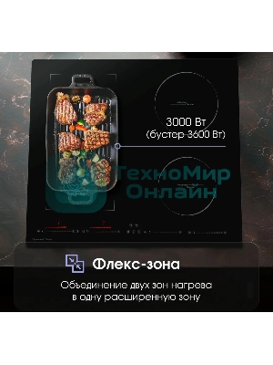 Индукционная варочная панель Zigmund & Shtain CIS 032.60 BX Hi-Light, независимая, черный