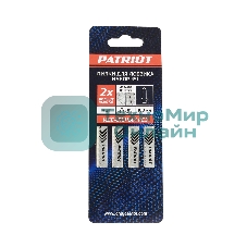 Набор пилок для лобзика EDGE by PATRIOT №1, 4шт в блистере