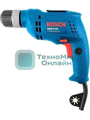 Дрель Bosch GBM 6 RE 0601472600, 350 Вт, сетевая, безударная
