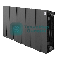 Радиатор биметаллический Royal Thermo PianoForte 300 черный - 10 секц.