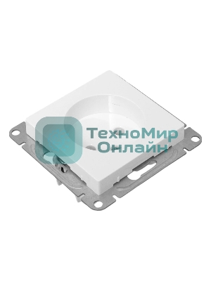 Розетка EKF UP1-SOW-100 СП Эпика 16А без заземл. без шторок механизм бел.