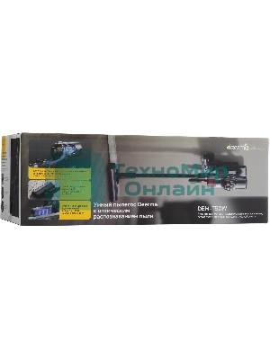 Пылесос вертикальный Deerma DEM-T50W серый/черный/красный, питание от аккумулятора, 420 Вт, уборка сухая, пылесборник 0.4 л