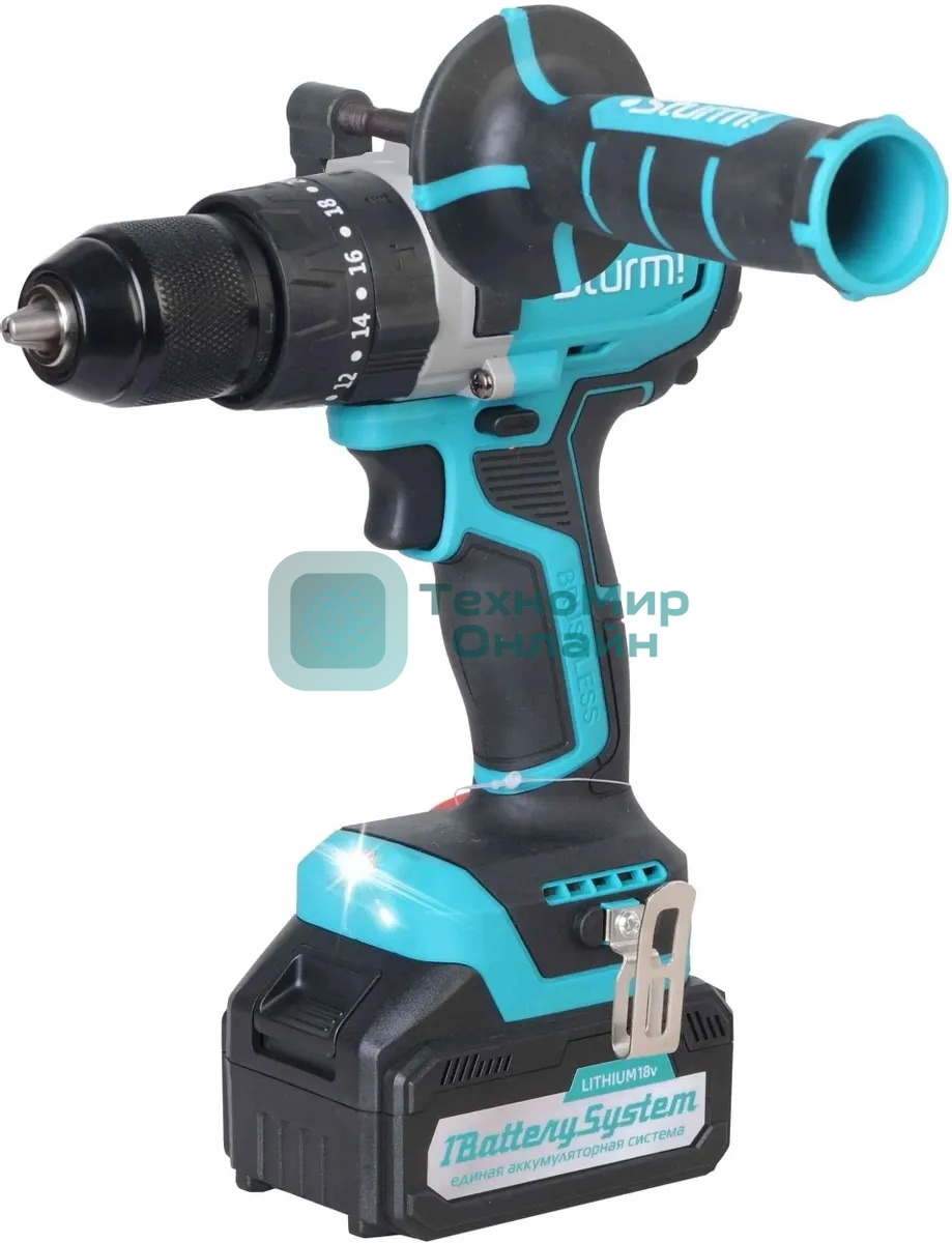 Дрель-шуруповерт аккумуляторная Sturm! CD2080 аккум. патрон:быстрозажимной (кейс в комплекте)