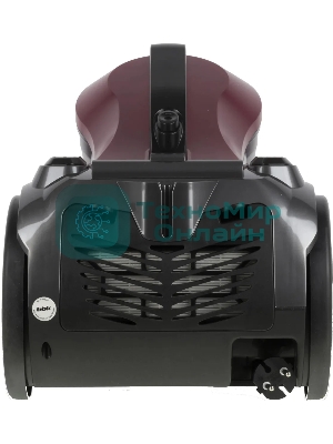 Пылесос BBK BV 1502 черный/темная вишня, 300/1600 Вт, уборка сухая, пылесборник контейнер 2 л