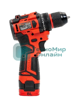 Дрель-шуруповерт Edon UAD-16BL, 16 В, 1,5 Ач, 30 Нм, бесщеточный