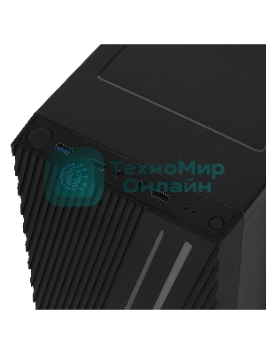 Компьютерный корпус Aerocool/Formula Streak-A-BK-v1 черный без БП ATX 1x80мм 2xUSB 2.0 1xUSB 3.0 audio
