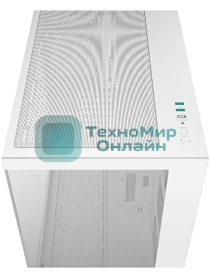 Компьютерный корпус Deepcool CG530 WH белый без БП ATX 2x120мм 2x140мм 2xUSB2.0 1xUSB3.0 audio bott PSU