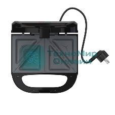 Сэндвичница MAXVI SM751S silver-black