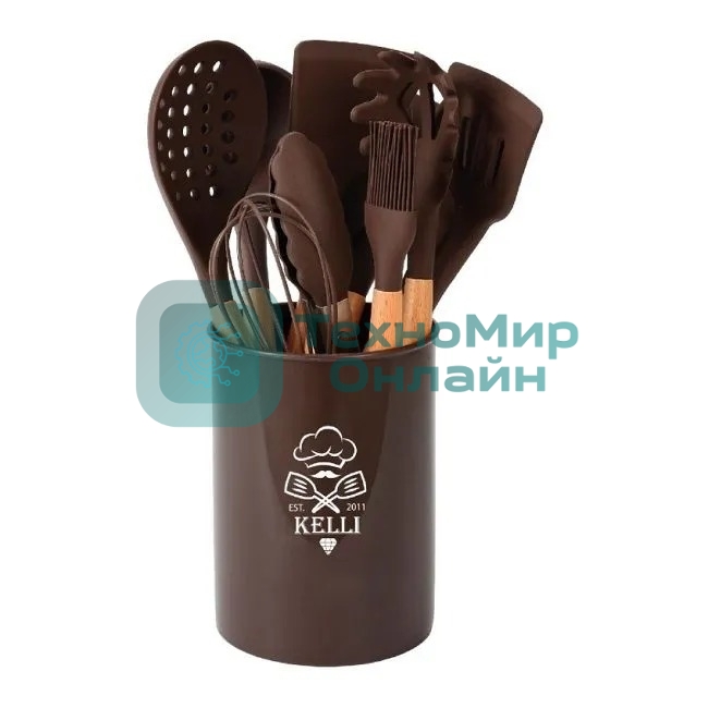 Кухонный набор Kelli KL-01120 шоколадный