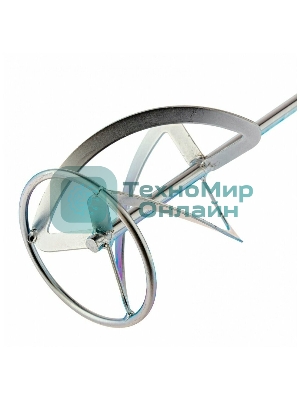 Насадка для миксера Сибртех, для тяжелых растворов,160 х 590 мм, оцинкованная,хвостовик резьба М14