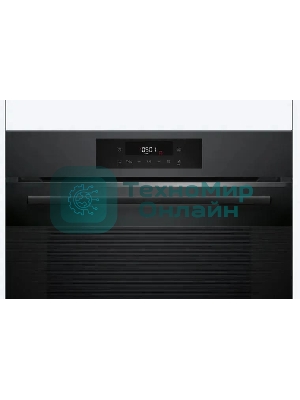 Духовой шкаф электрический Bosch HJG852YT0T Serie 6, 60 см, 66 л, черный матовый,сенсорное управление, 8 режимов+AutoPilot 30(30 автоматических программ), LCD-дисплей, галогенное освещение, самоочистка EcoClean,Soft Open and Soft Close door,телескопические направляющие на 2 уровнях