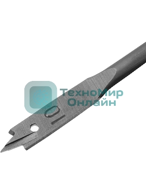 Сверло по дереву Сибртех 70360 перовое, 10 мм