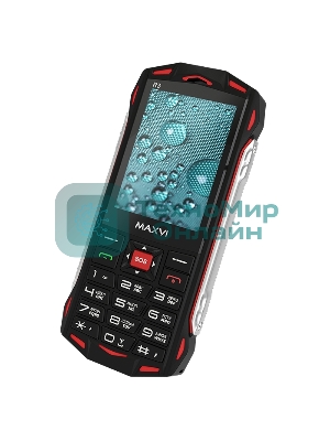 Мобильный телефон Maxvi R3 red