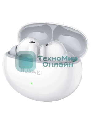 Наушники TWS Huawei FreeBuds 6i (ORCA-T100) белый, внутриканальные, Bluetooth, до 8 ч