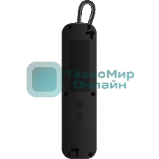 Удлинитель Defender M418 черный, 1.8 м, EURO, 4 розетки, 2200 Вт